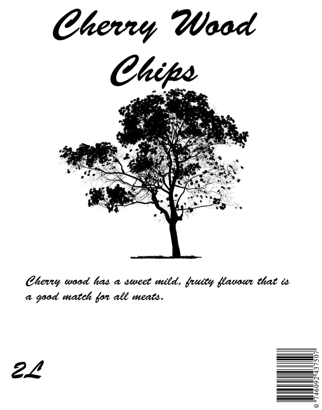 Cherry wood chips 2L