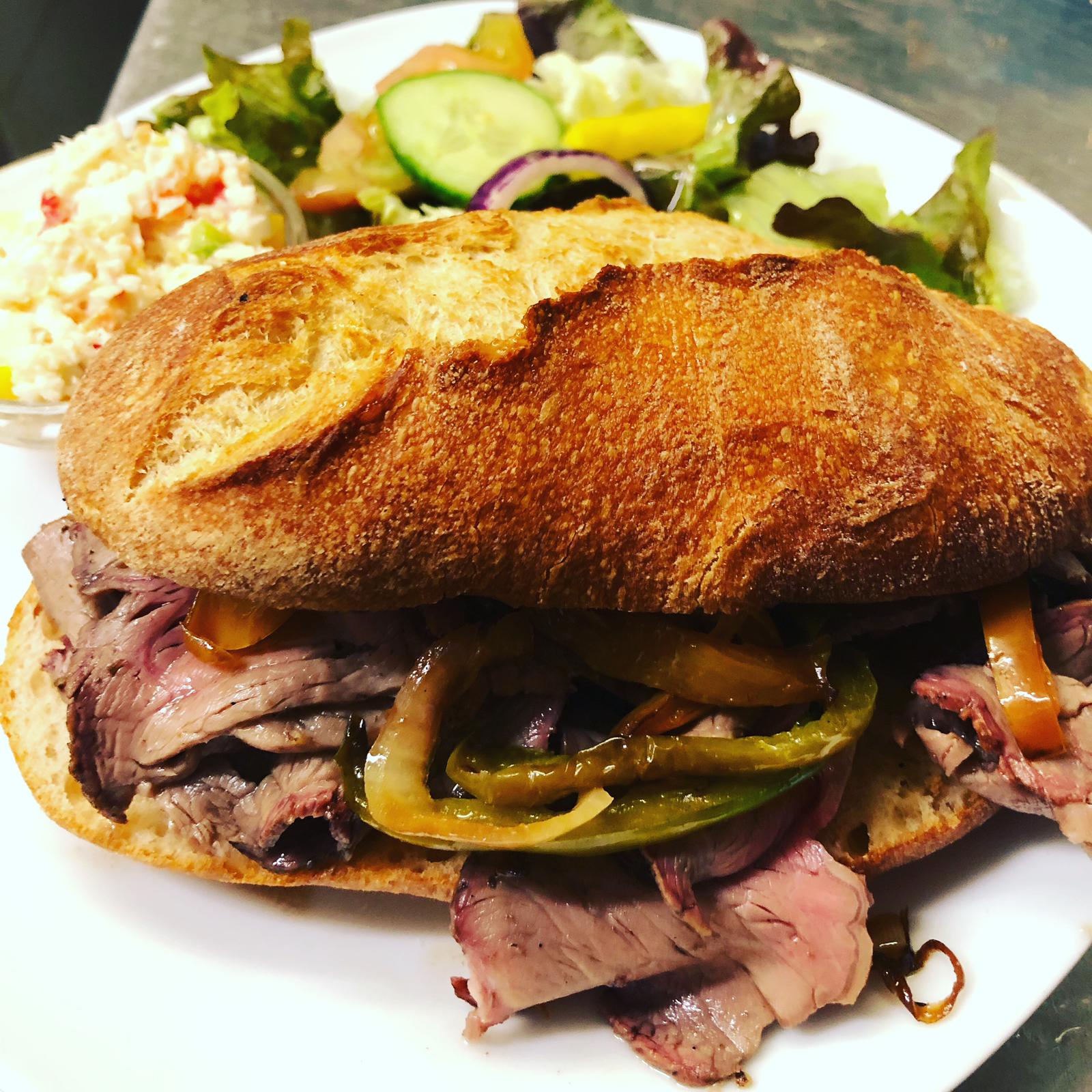 Chicago Style Roastbeef Sandwiches BBQ Bob