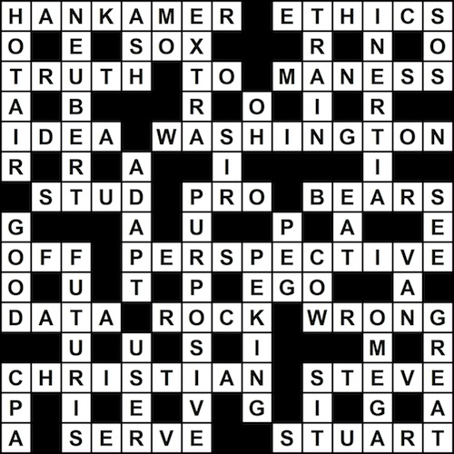 Crossword Puzzle Spring 2013 Baylor Business Review Fall 2023 Issue