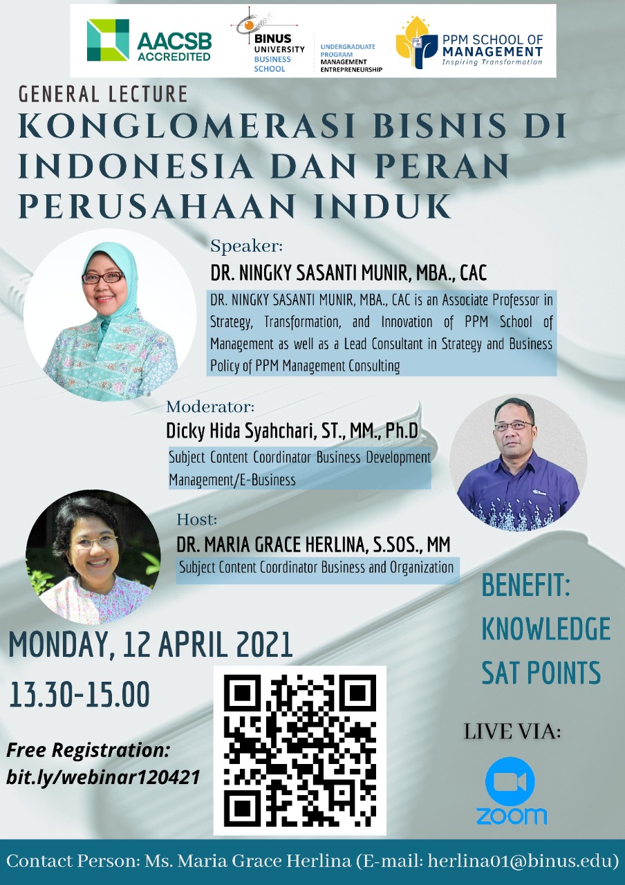 General Lecture Binus Business School Management Program