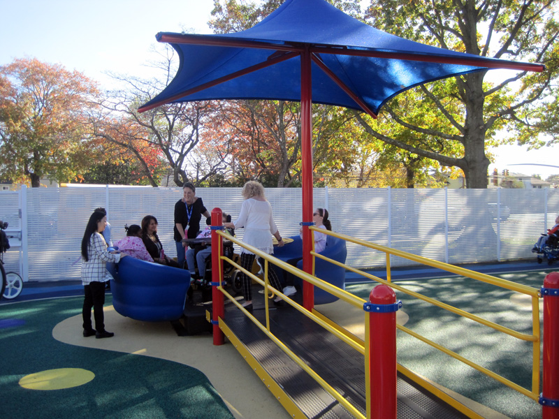 Adaptive Playground Opens at Nassau BOCES’s Carmans Road School BBS Arch
