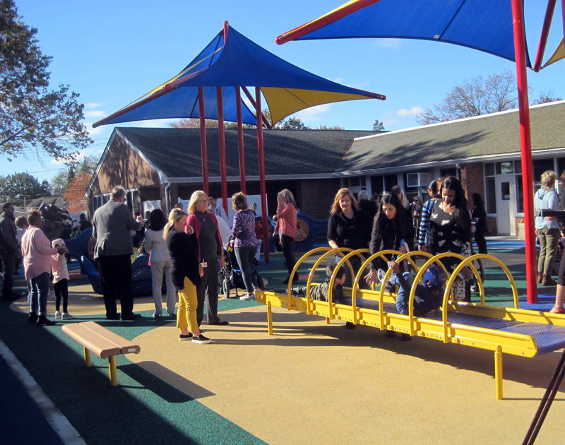 Adaptive Playground Opens at Nassau BOCES’s Carmans Road School BBS Arch