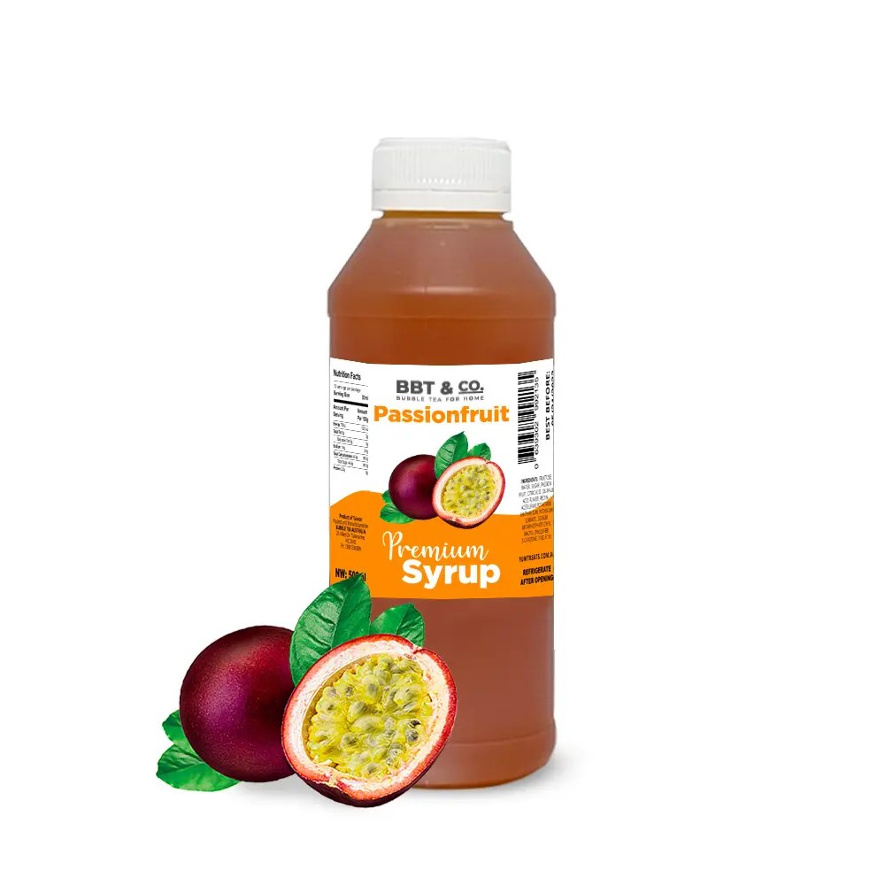 Passionfruit Syrup, 500ml Bubble Tea & Co.
