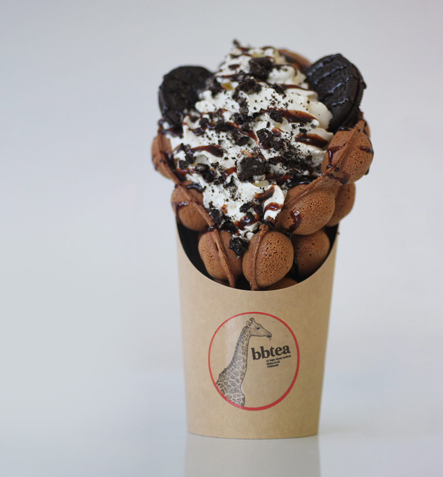 bbtea bedford bubble tea, dumplings, waffles everything!