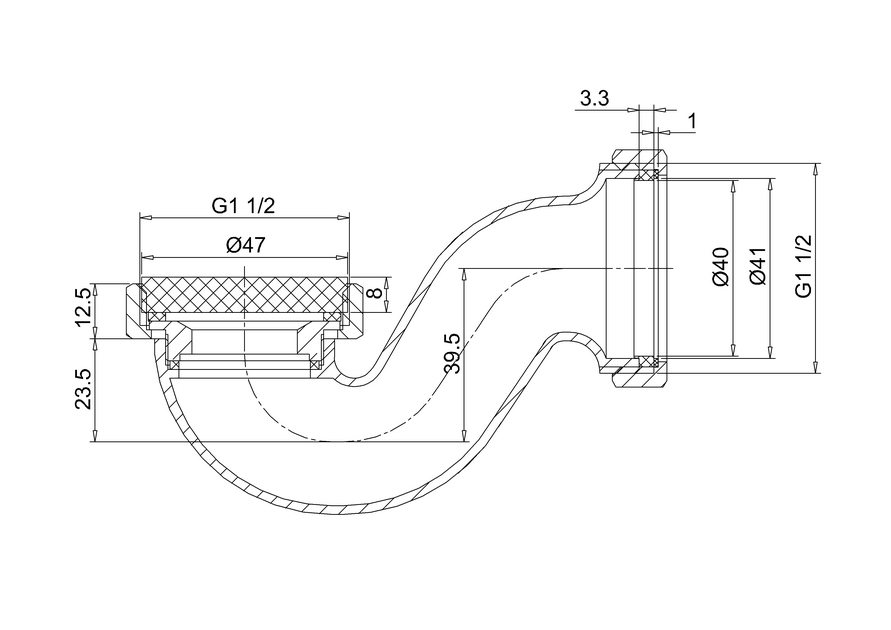 Shallow P Trap BB Whitebook