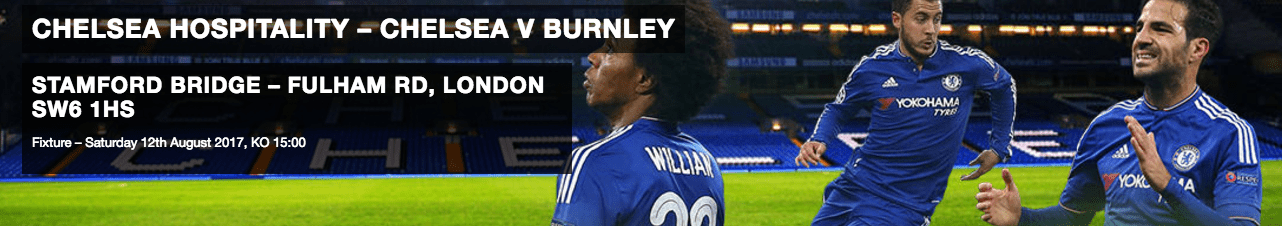 Chelsea v Burnley in VIP style with our superb Chelsea hospitality