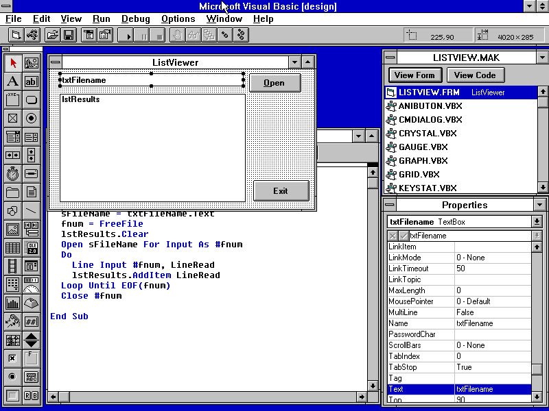 History of Development Visual Basic 3.0 BASeCamp Programming Blog