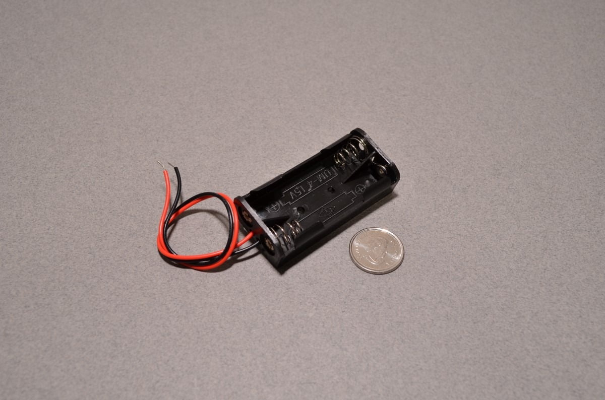 2 x AAA Battery Case Basic BC Robotics