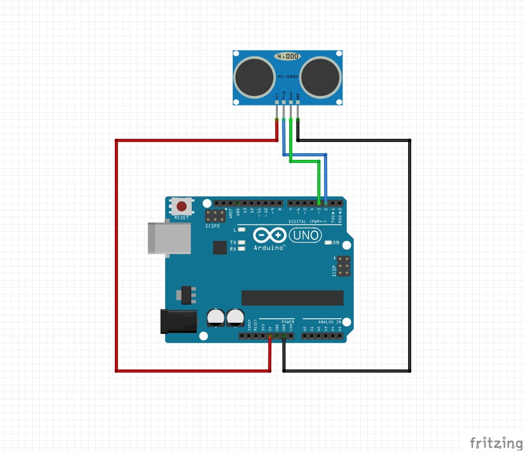 Using an Ultrasonic Distance Sensor With Arduino - BC Robotics