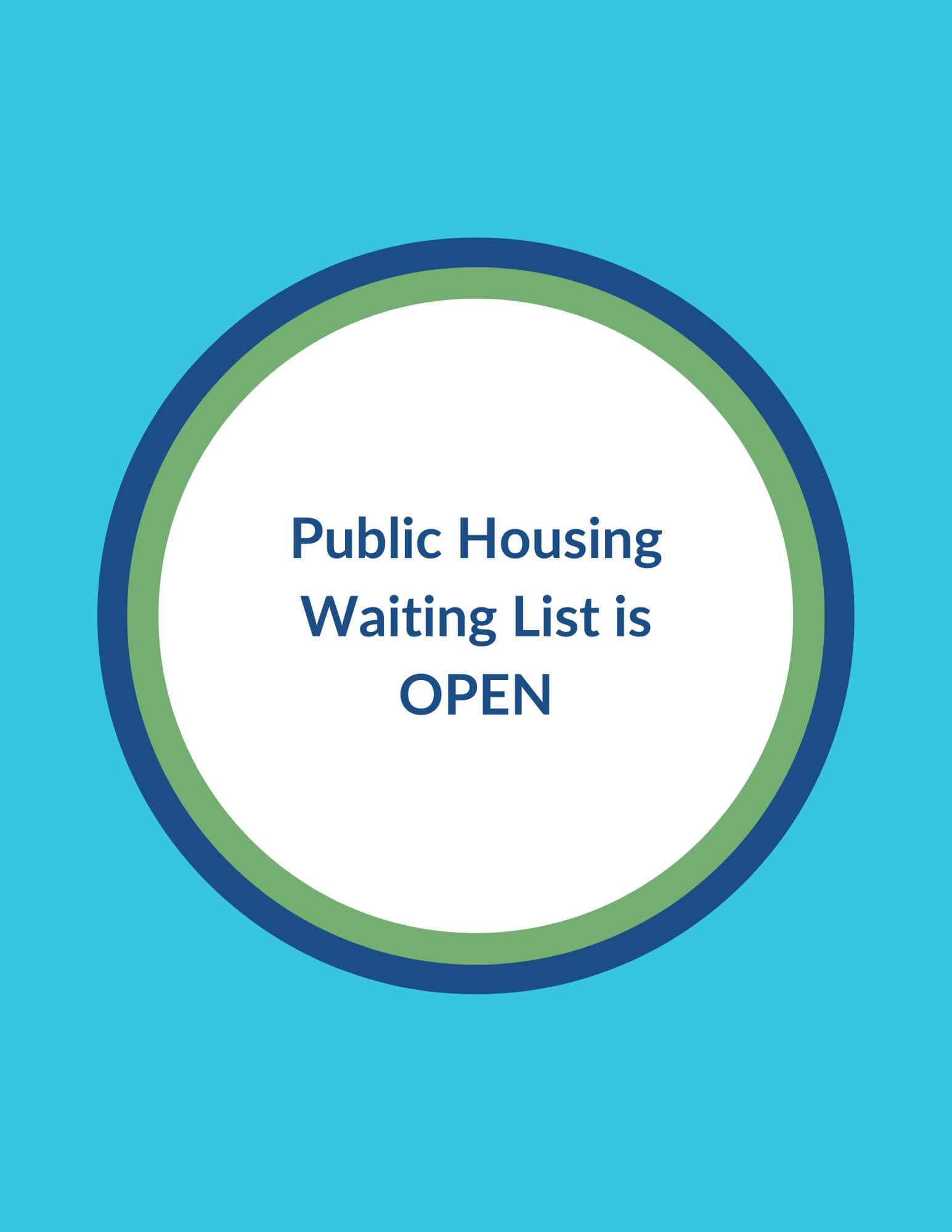 Public Housing Waiting List PreApplication Now Closed Boise City