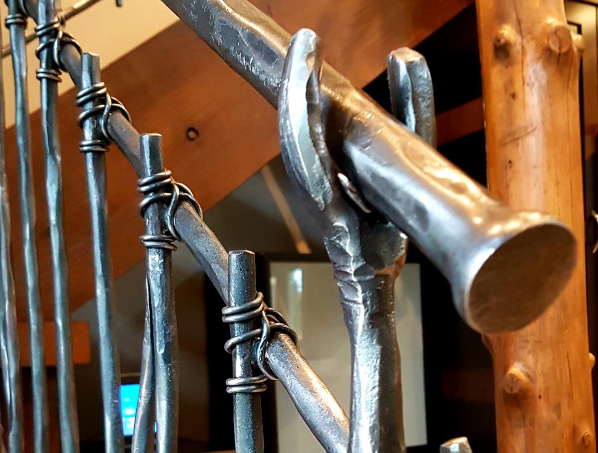 Custom ironwork by Mirana Smithy, Vancouver, UK