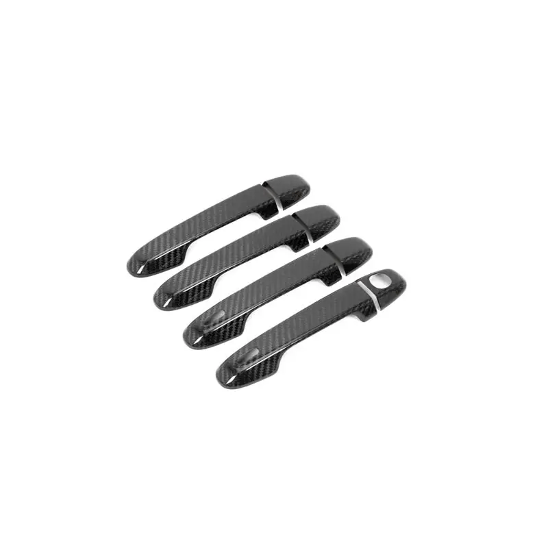 OLM 2022+ Subaru WRX Carbon Fiber Door Handle Covers w/ Lock/Unlock
