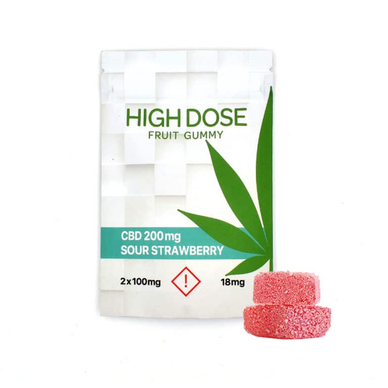 High Dose Cannabis Fruit Gummies (200mg THC/CBD) BC Bud Supply