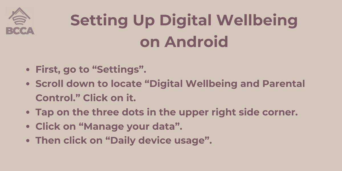 How to Set Up Digital Wellbeing App on Android and iOS Phone? BCCA