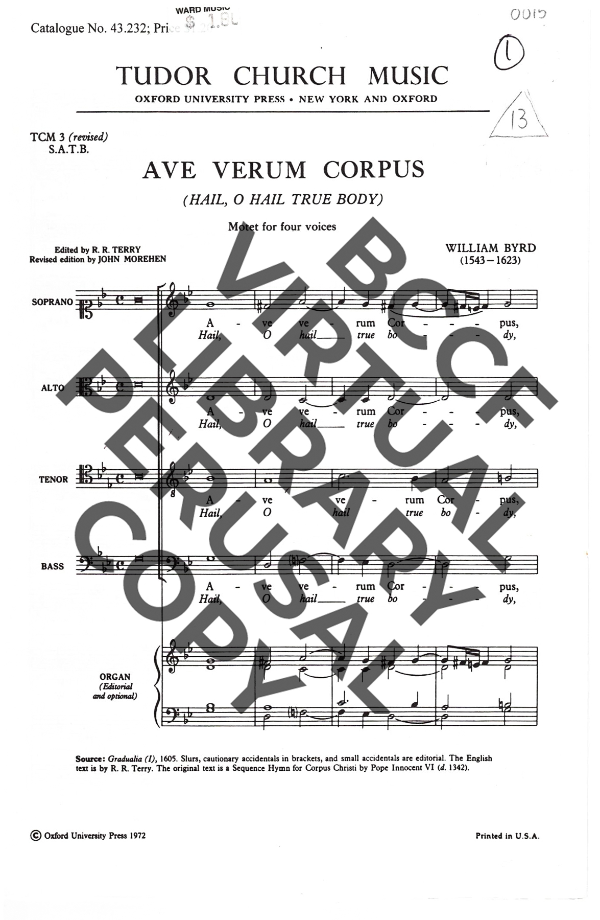 Ave Verum Corpus BC Choral Federation