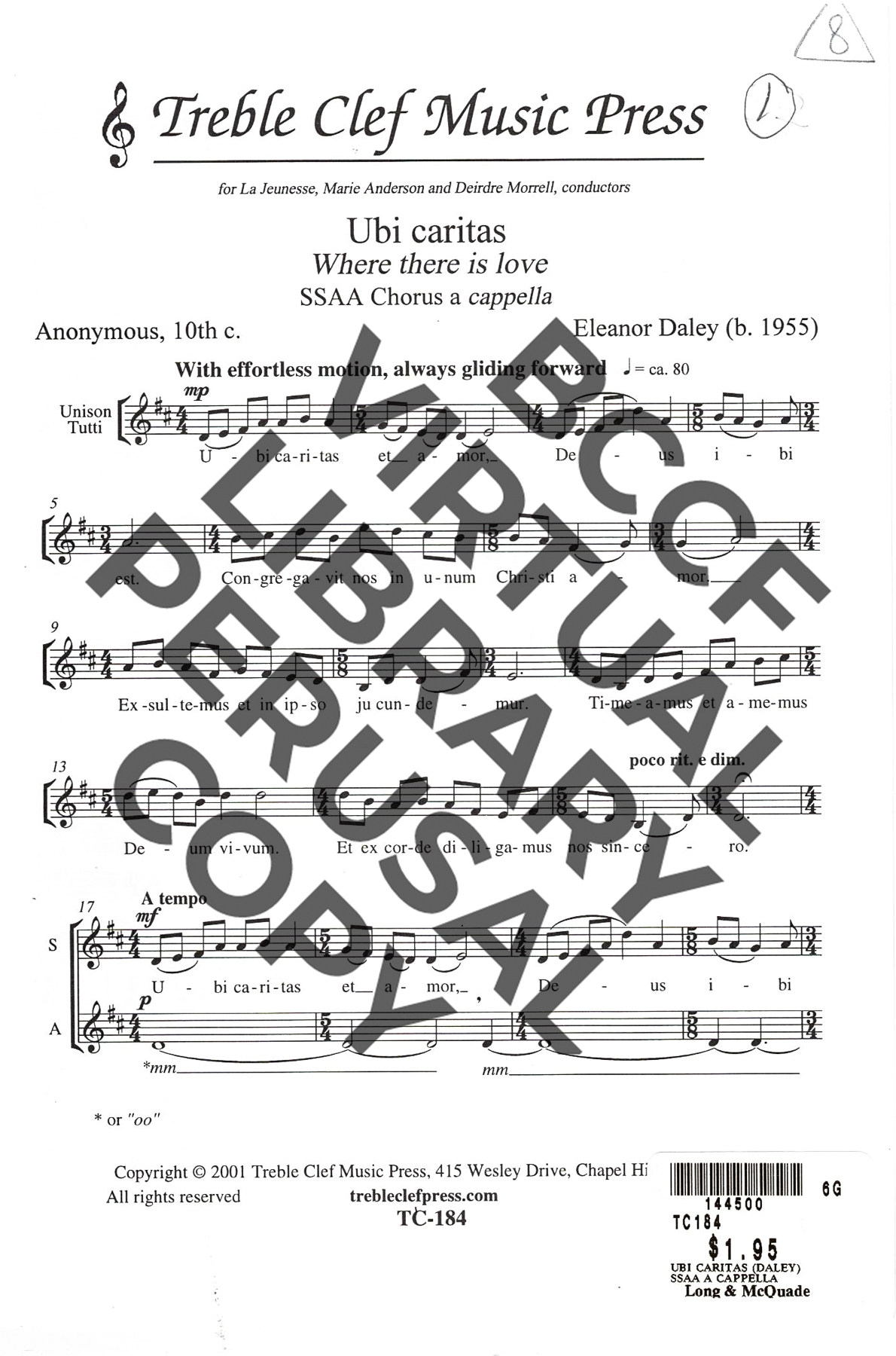 Ubi caritas BC Choral Federation