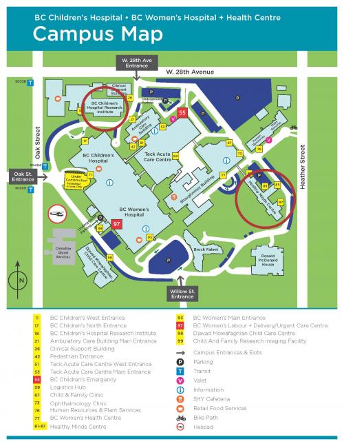 Nationwide Children's Hospital Campus Map