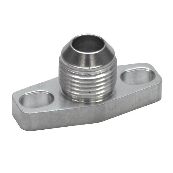 AN10 TURBO OIL DRAIN FLANGE T3, T3/T4, T04 BC Direct