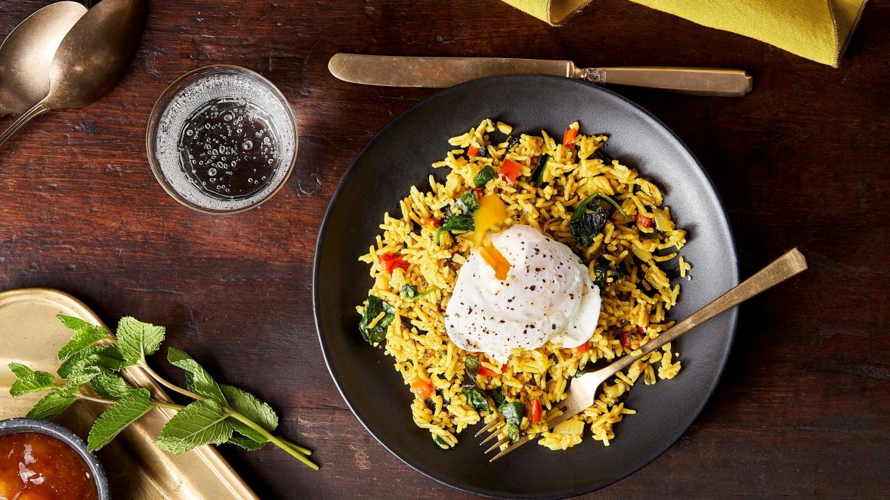 Indian Spiced Rice and Egg BC Egg