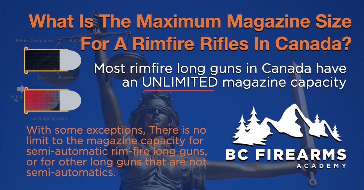 What Is The Maximum Magazine Size For A Rimfire Rifles In Canada?