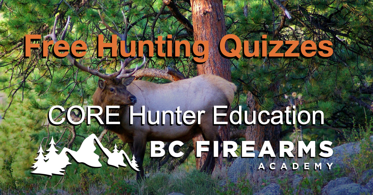Free Fun Hunting Quizzes CORE Hunter Education