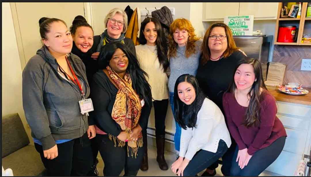 Meghan Markle visits women’s homeless shelter on Vancouver’s Downtown