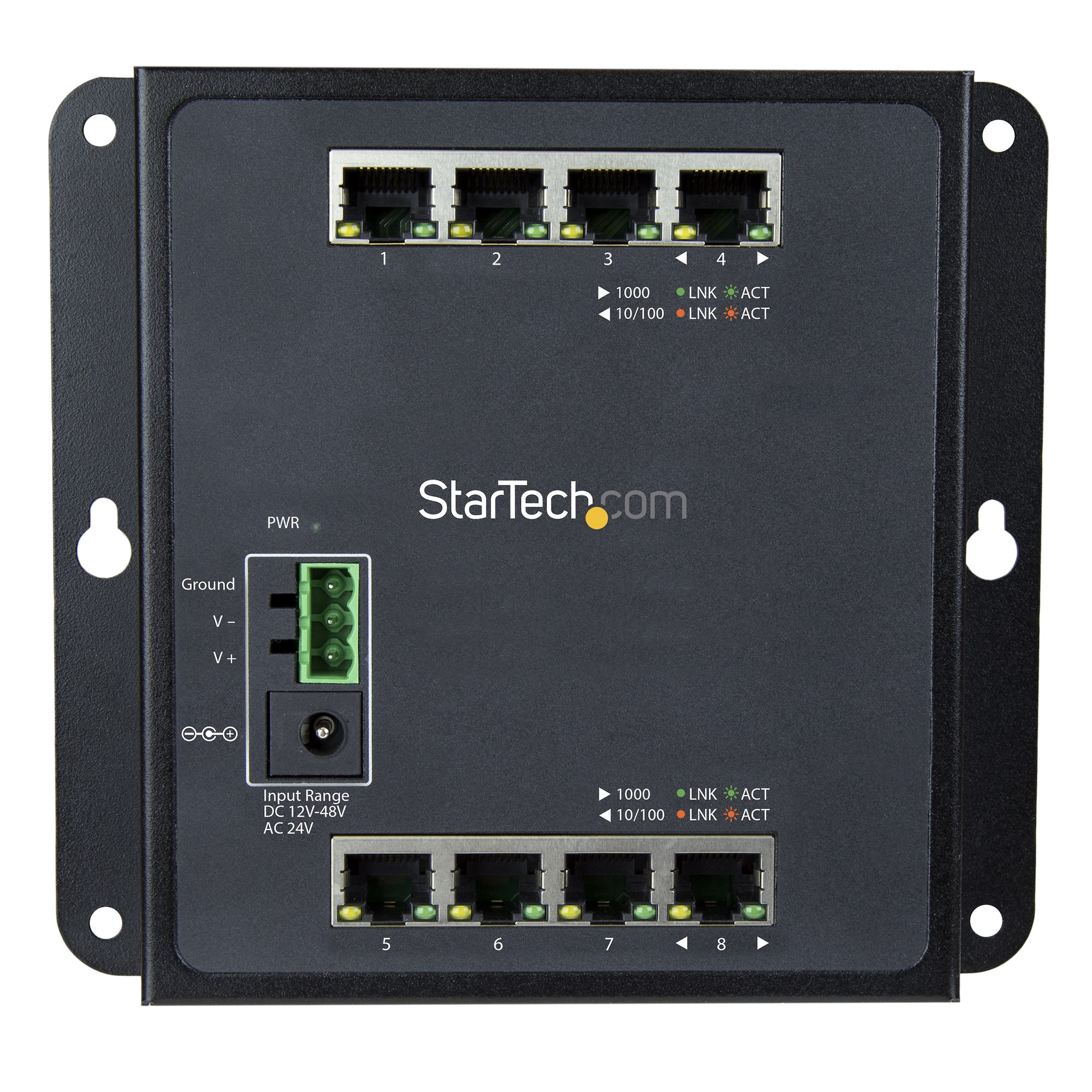 Industrial 8 Port Gigabit Switch Hardened Compact GbE Layer
