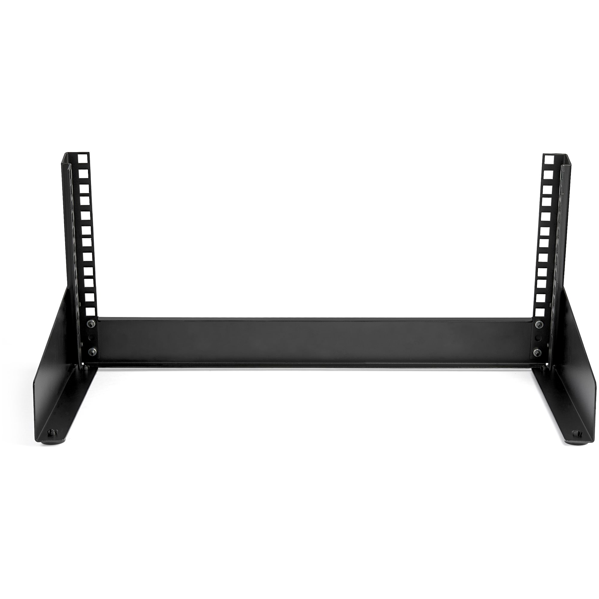 4U 19″ Desktop Open Frame Rack 2 Post FreeStanding Network Rack Switch Depth for Patch Panel
