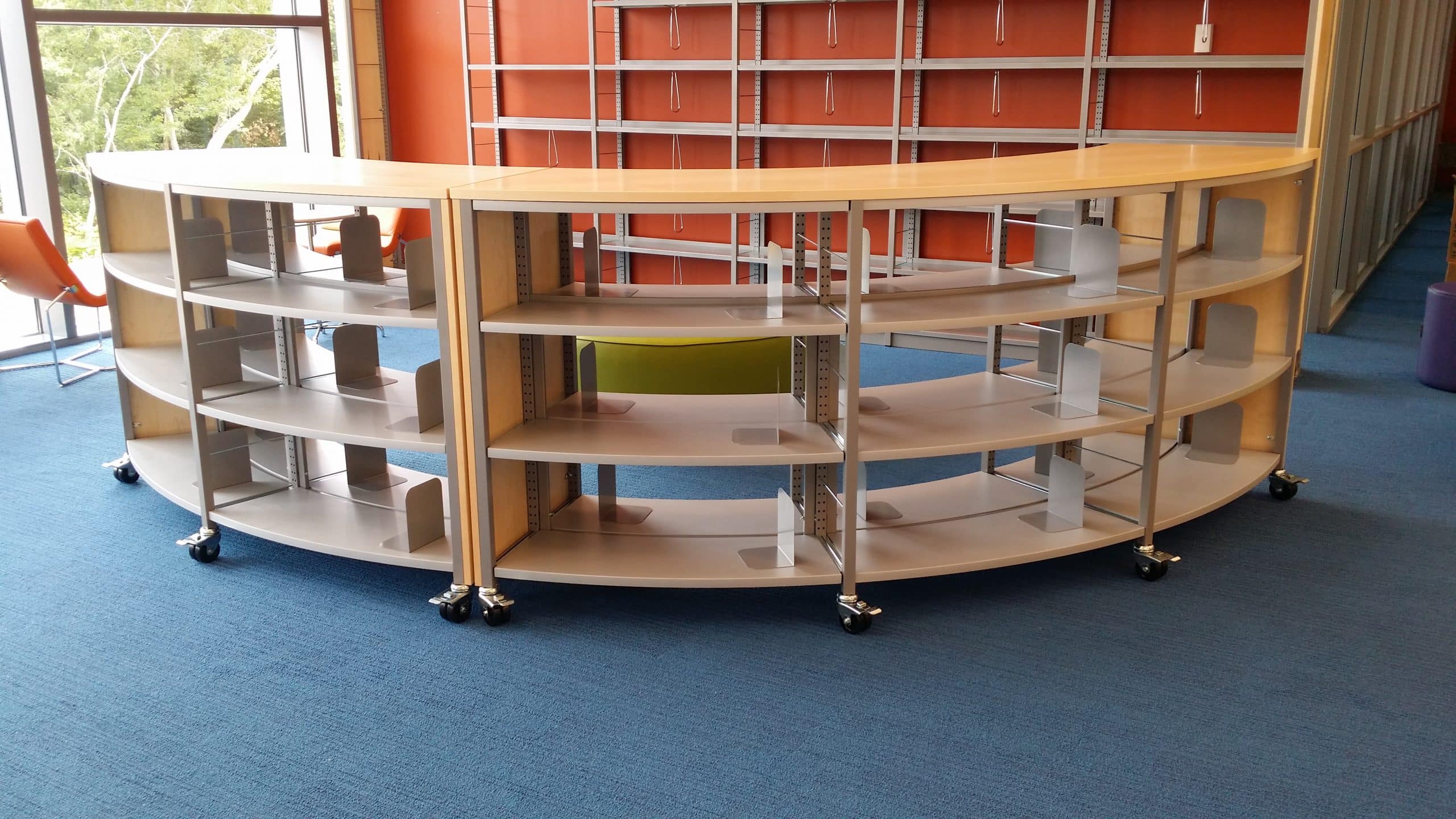 BCI Modern Library Furniture Used in 50M School Project in Connecticut