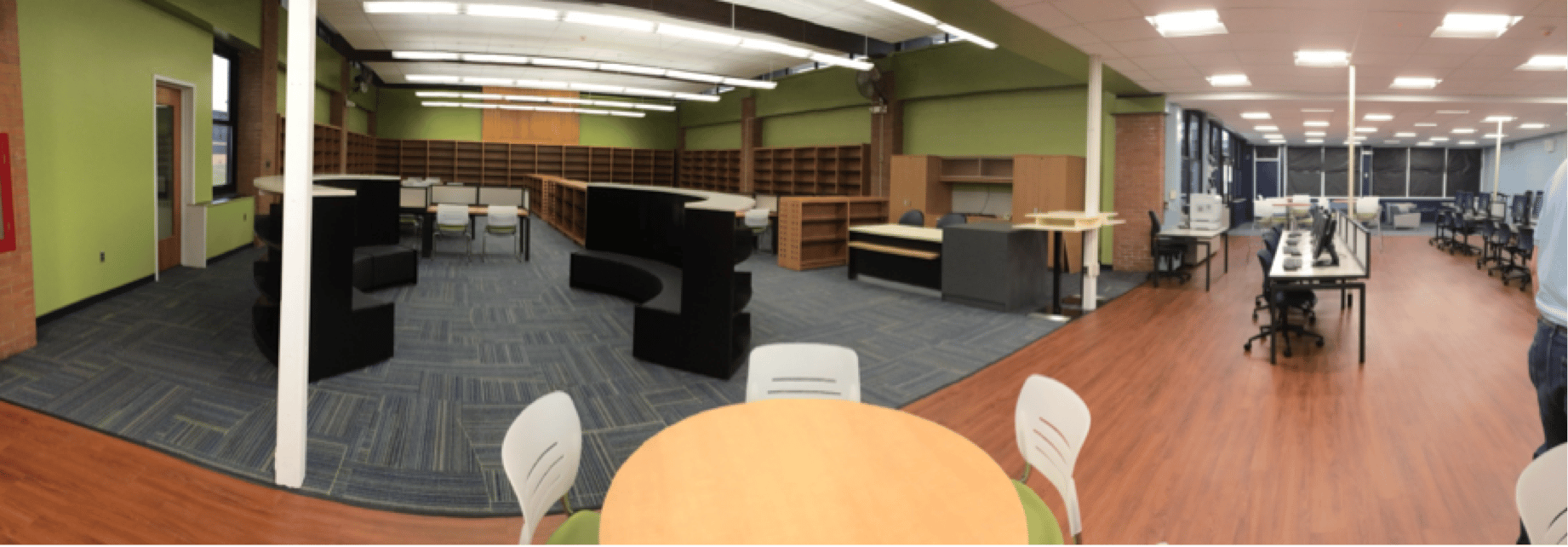 Paramus High School Media Center Redesigned by BCI Modern Library