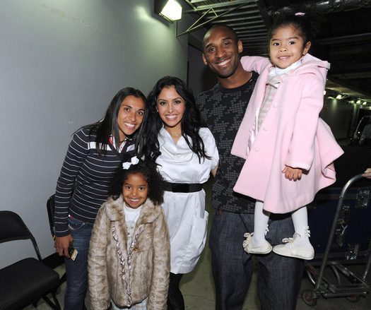 KOBE BRYANT AND FAMILY