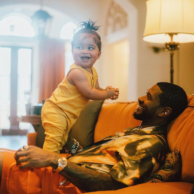 USHER DOTES ON HIS DAUGHTER IN SWEET PHOTOS Celeb 99