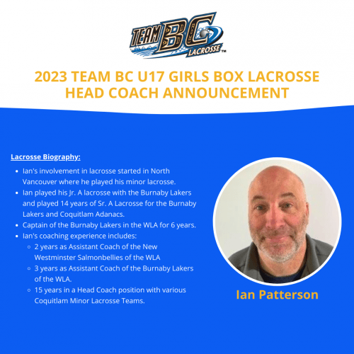 Team BC Box Lacrosse BCLA