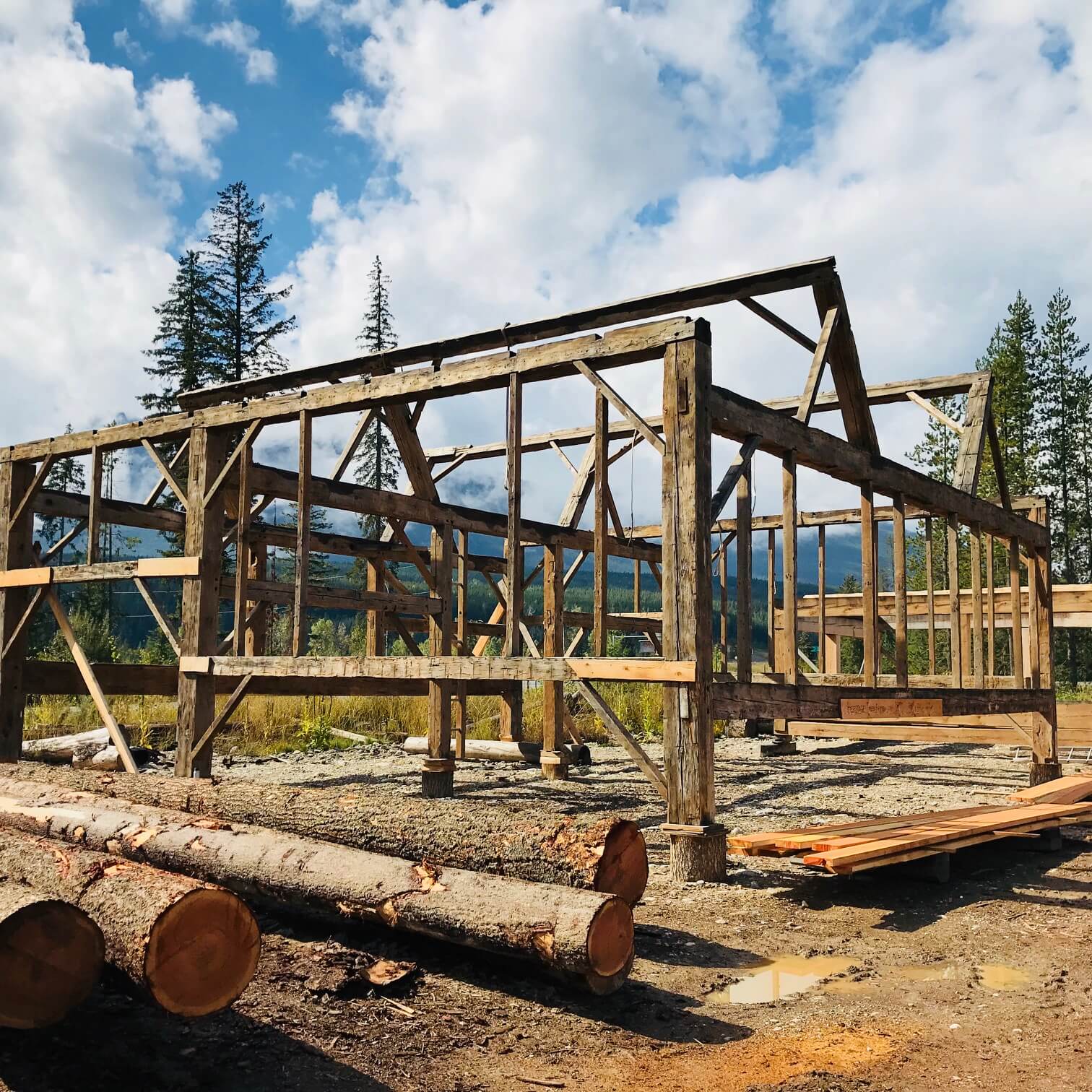 Build a Timber Frame Spring 2021 BC School Of Log Building