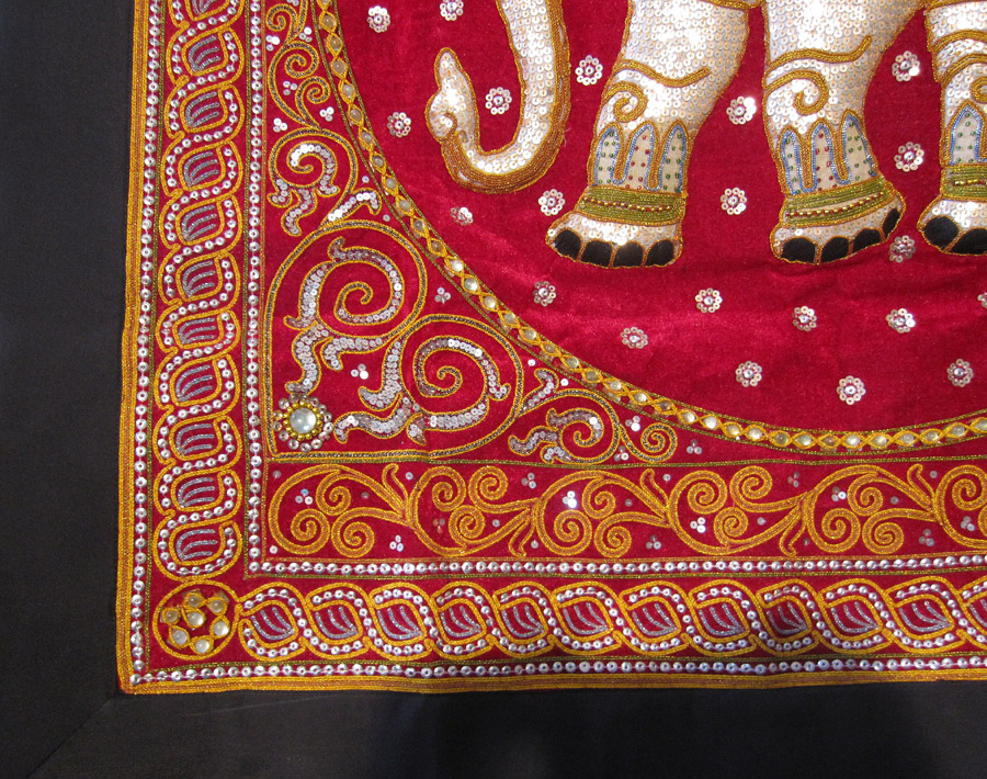 Thai Craft Warehouse Large Elephant Wall Hanging Handmade by Northern