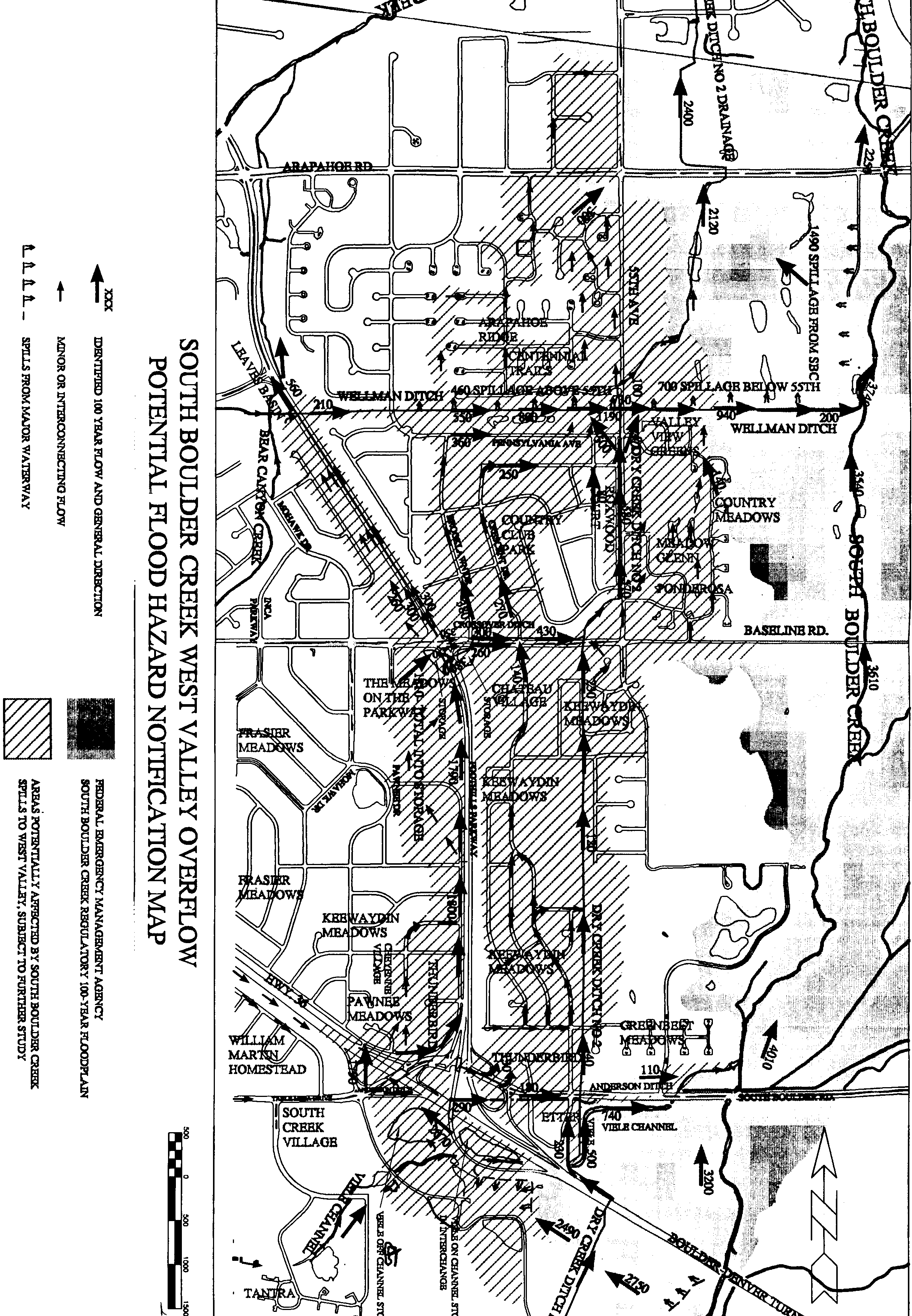 South Boulder Creek Flood Map 3