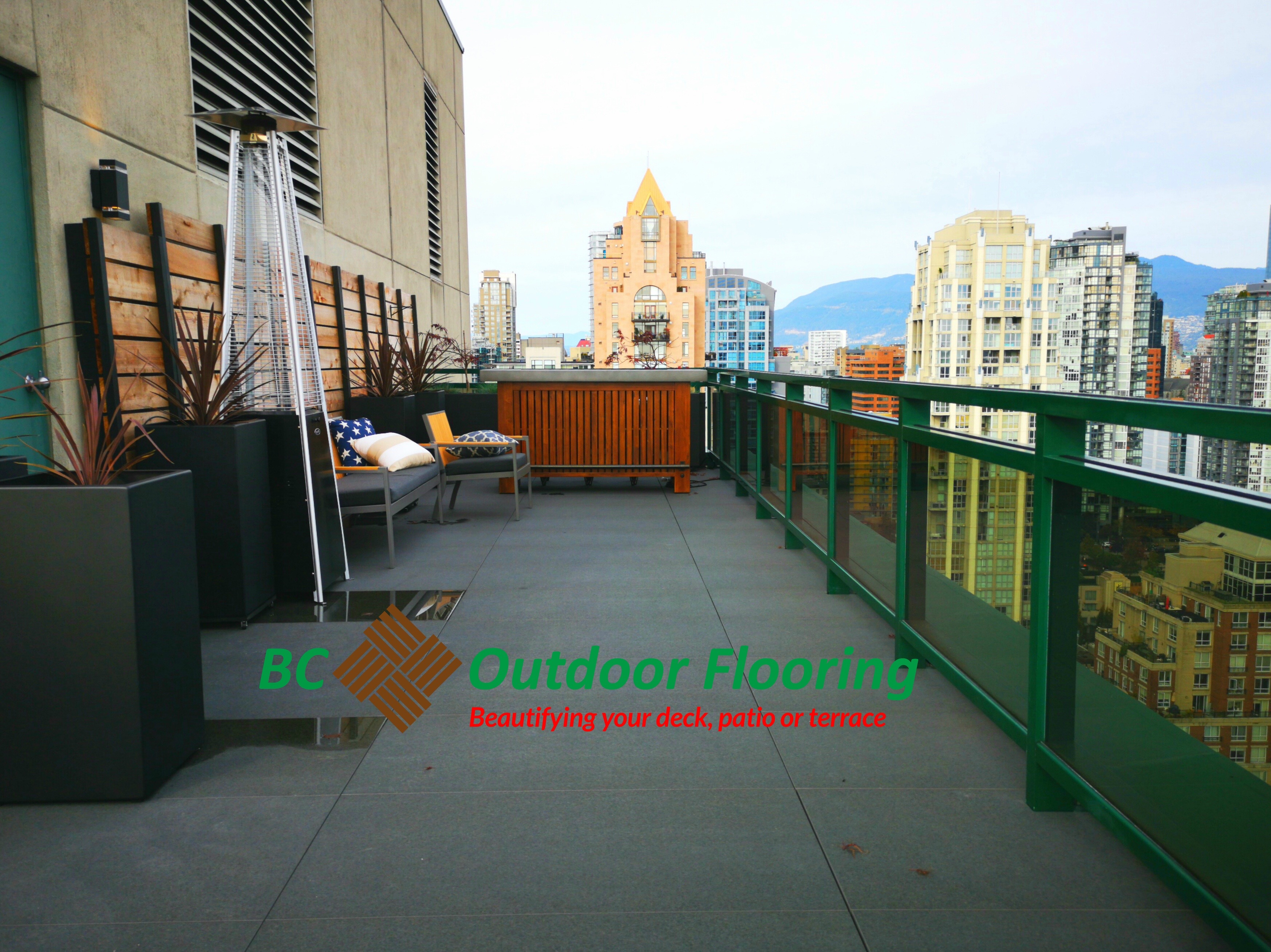 Rooftop Terrace Flooring Installation BC Outdoor Flooring