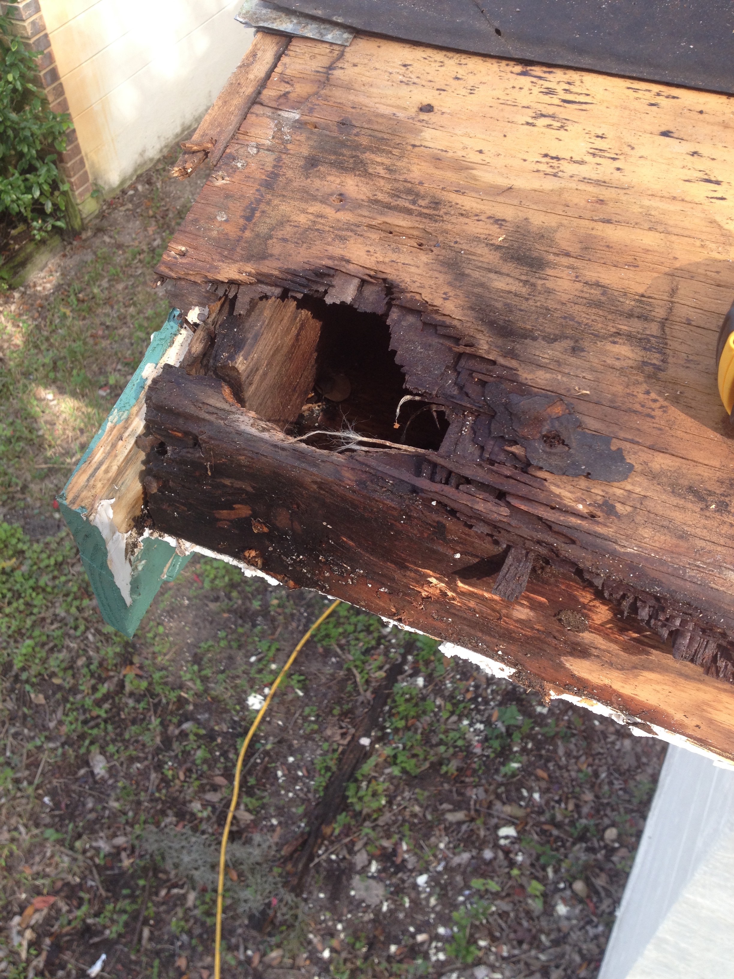 Hole In Roof Repaired