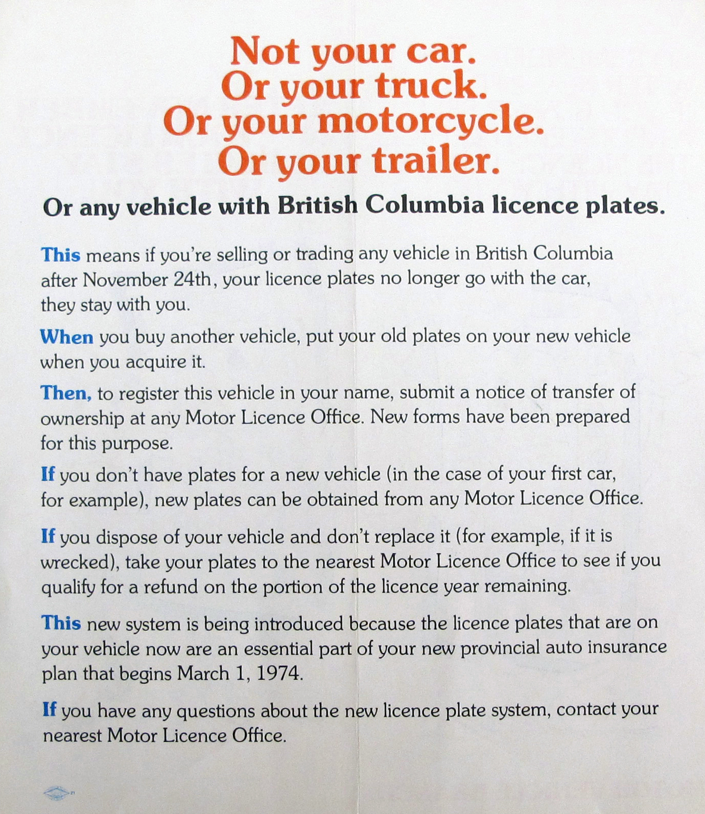British Columbia Temporary Operating Permits