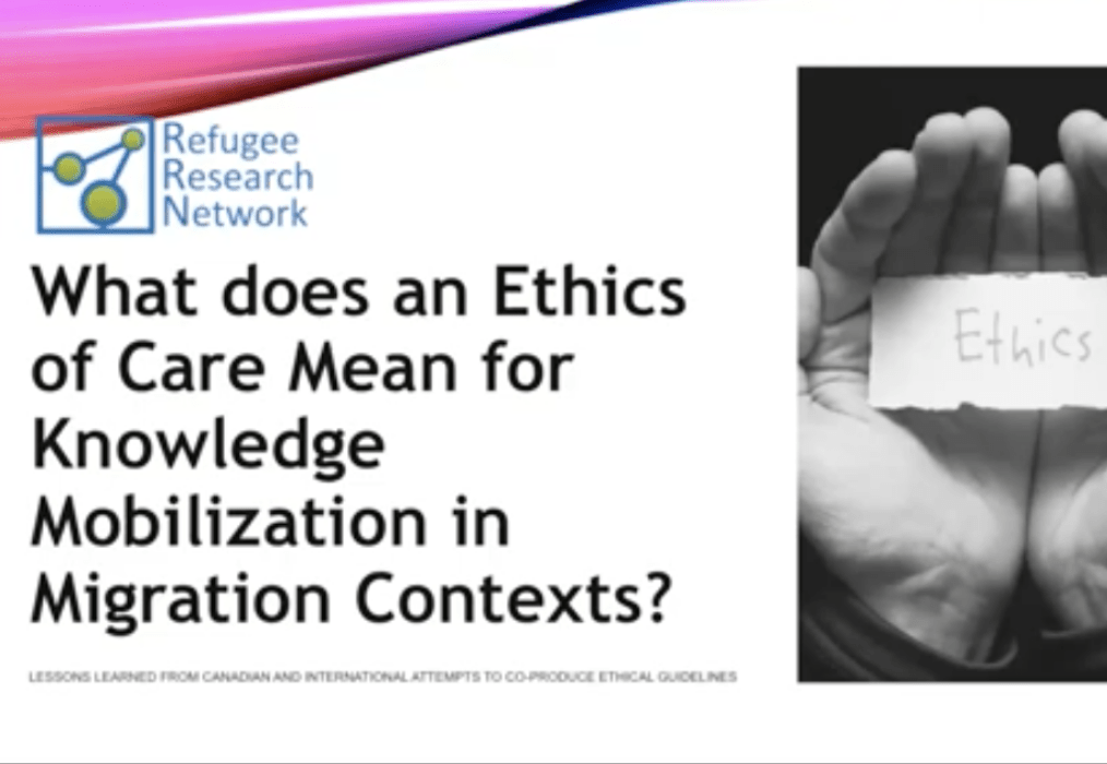 What does an ethics of care mean for knowledge mobilization in