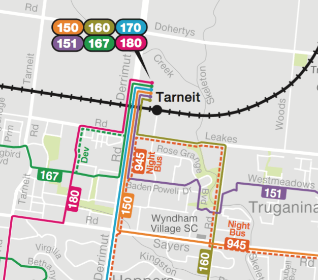 PTV Local Area Maps Wyndham BCSV