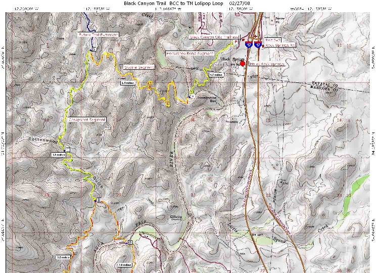 Black Canyon Trail Maps Black Canyon Trail Coalition