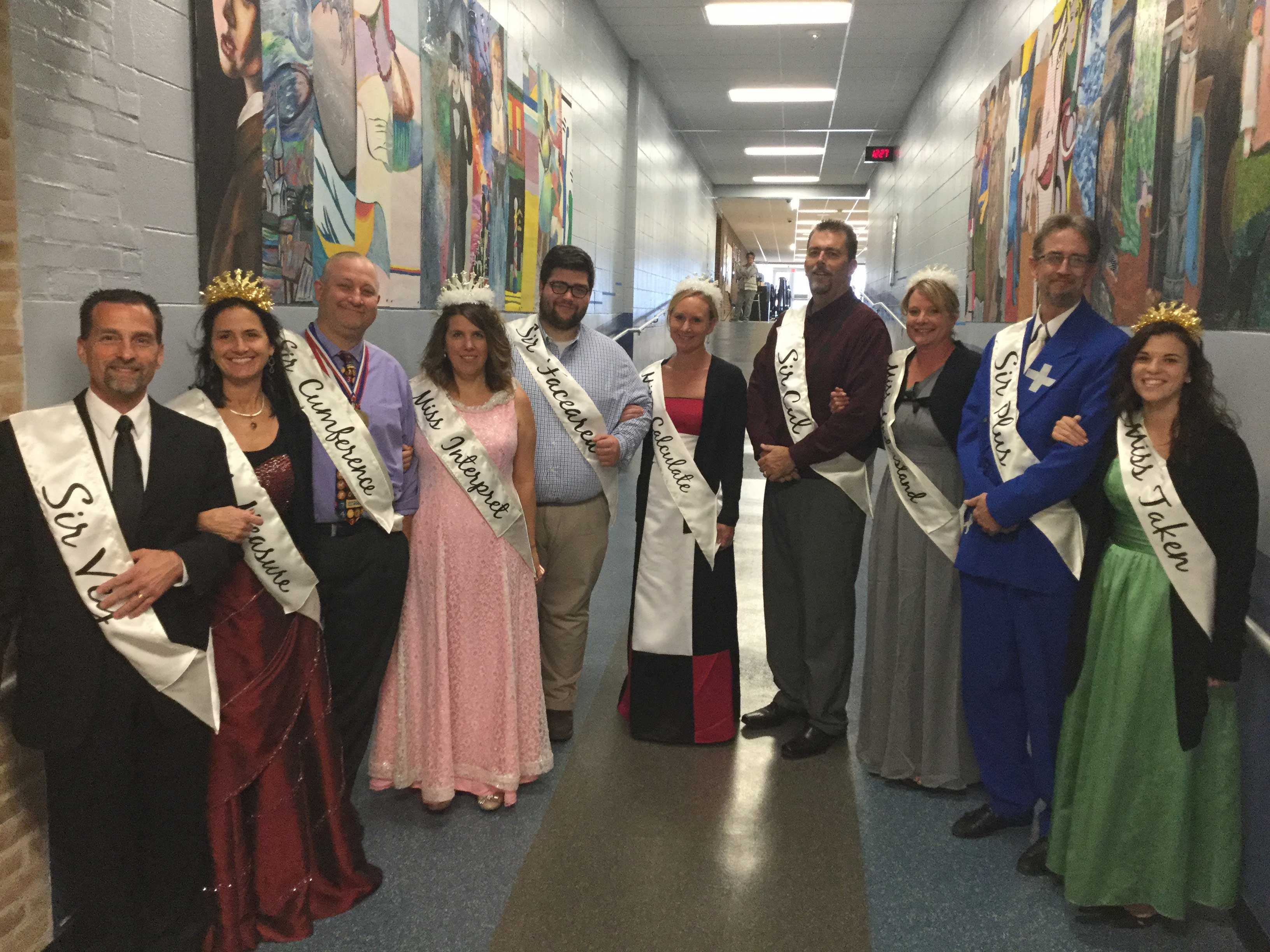 Math teachers match in witty Halloween costumes Brookfield Central Tyro