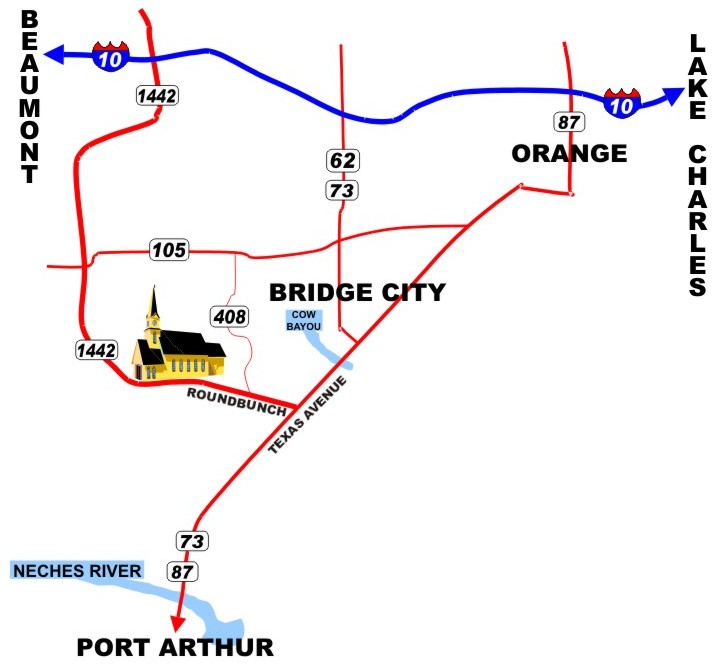 Bridge City Tx Map