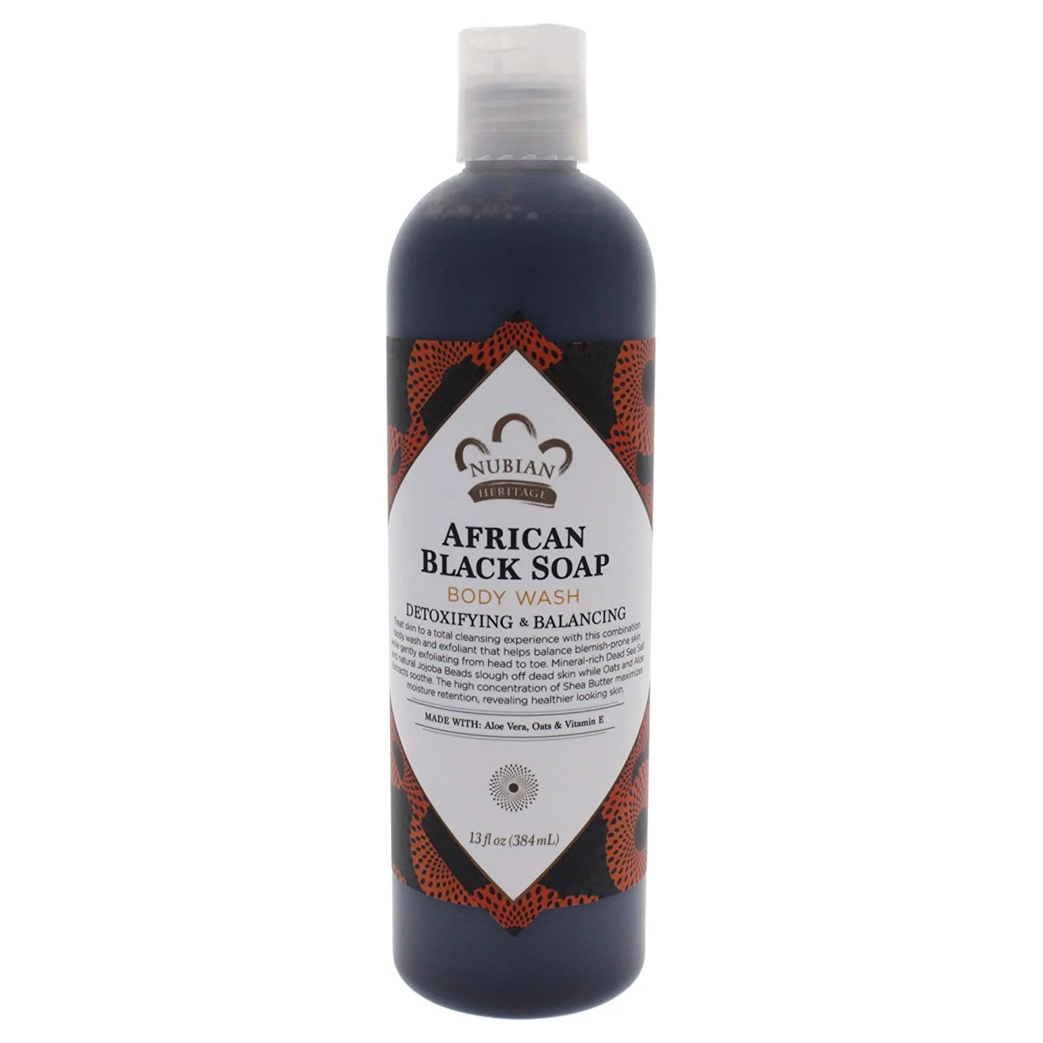 Nubian Heritage Body Wash, African Black Soap Bcutekw
