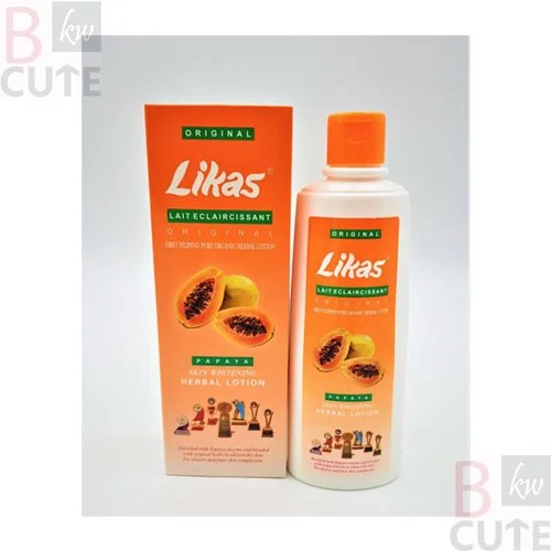 likas Papaya Herbal Skin Whitening Lotion 300ml Bcutekw