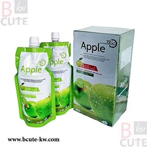 APPLE AMMONIA FREE BLACK HAIR DYE CREAM Bcutekw