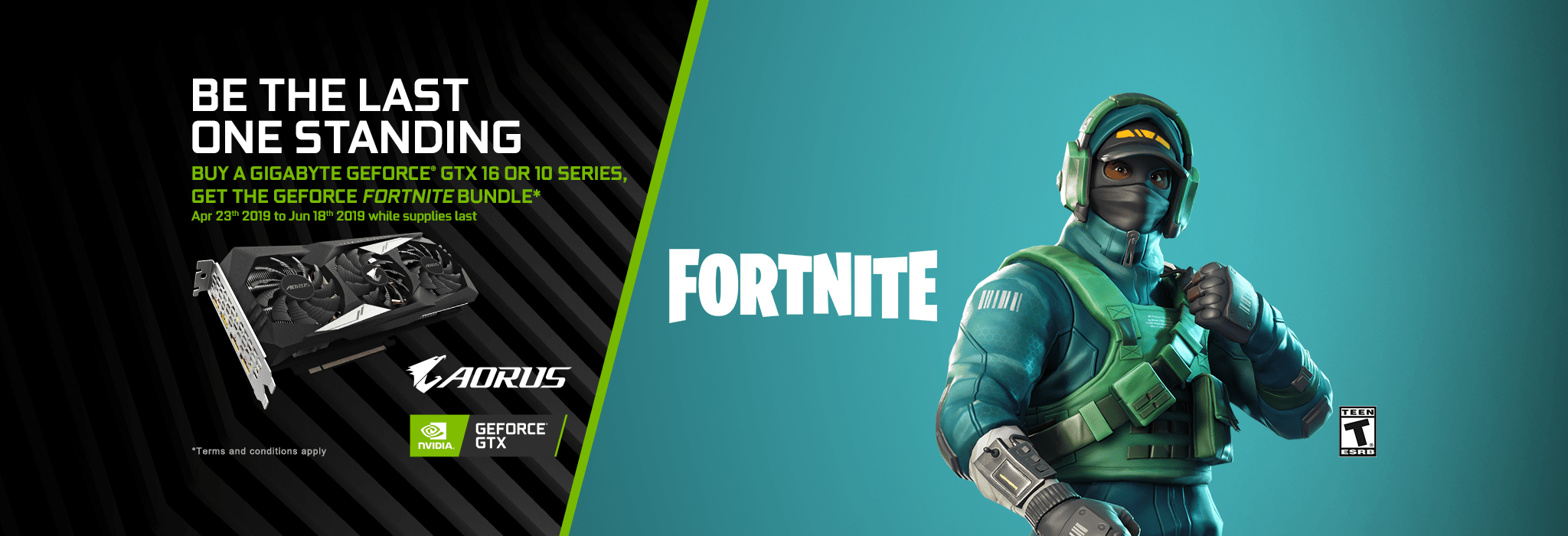 Buy A Qualified GIGABYTE GTX AND GET FORTNITE BUNDLE_APAC AORUS