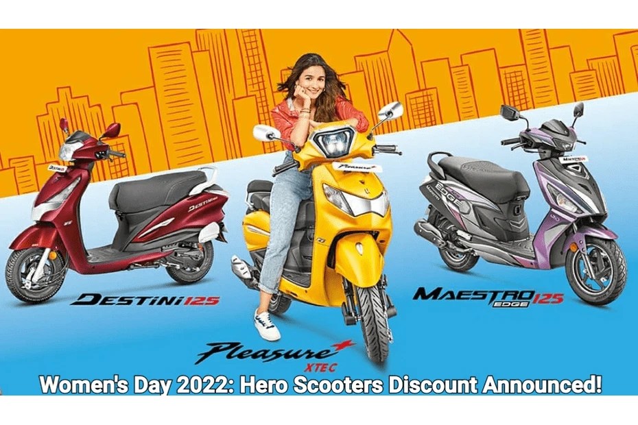 Women's Day 2022 Hero Scooters’ Discounts Announced BikeDekho