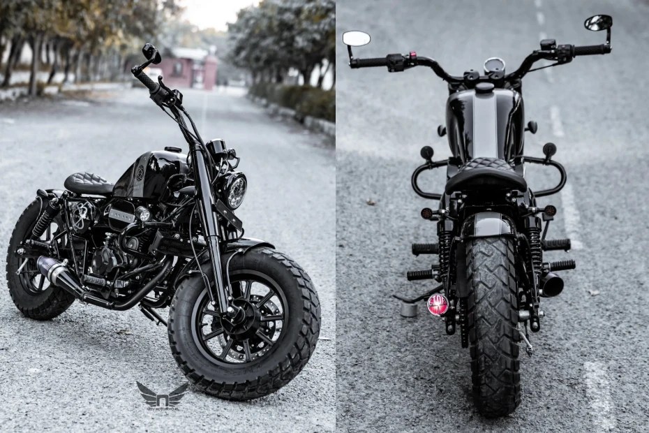 Meanlooking Modified Bajaj Avenger 220 By Delhibased Neev Motorcycles